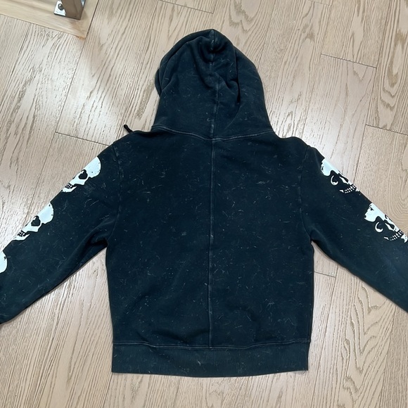 Excellent condition CHRLDR lightweight French Terry hoodie with skulls - Picture 4 of 4